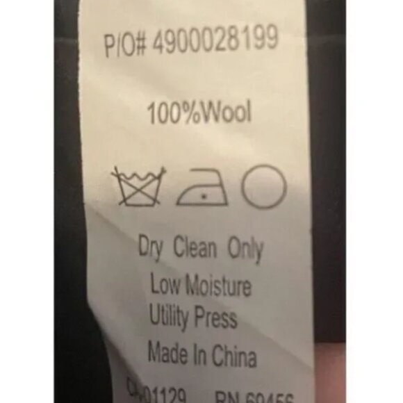 Lauren Ralph Lauren Men's Navy Wool‎ Suit Coat Blazer Jacket 42L - Picture 3 of 3